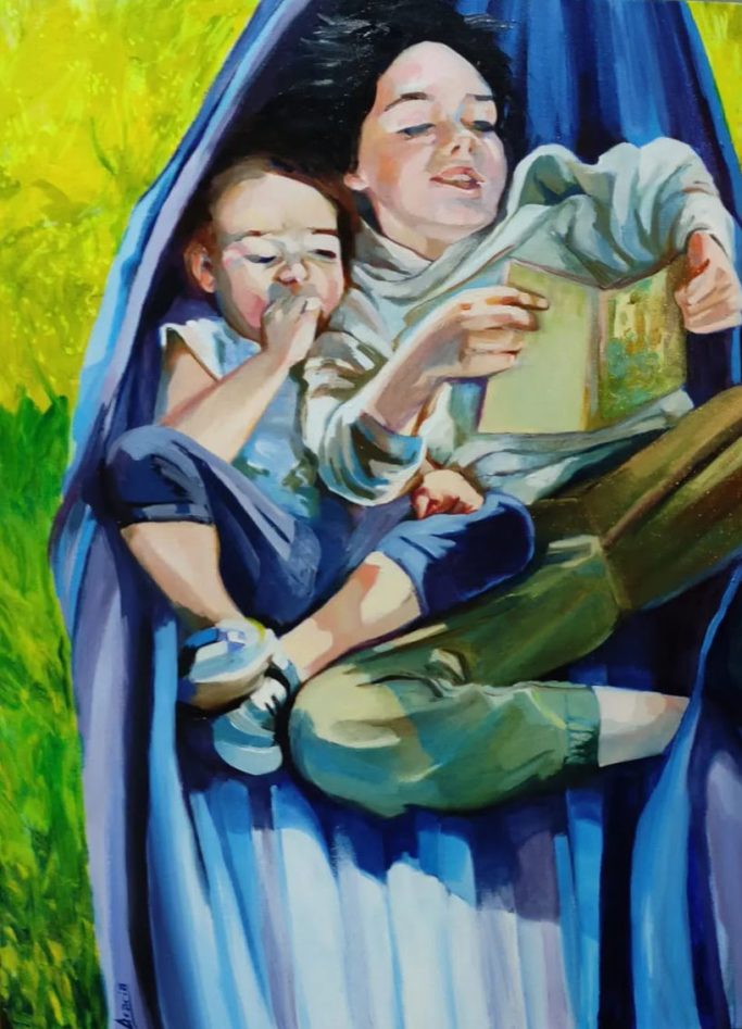 Niños en la hamaca Niños en la hamaca