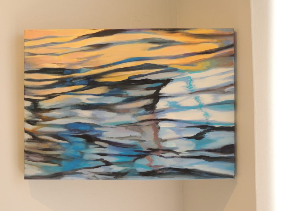 Reflejo de barca en el mar Reflejo de barca en el mar